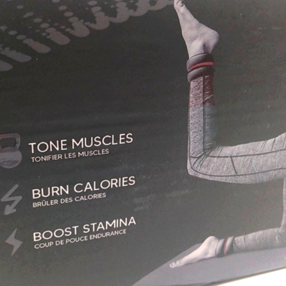 KENJITA ADJUSTABLE ANKLE AND WRIST WEIGHTS 2-LB SET NWT - Picture 3 of 6